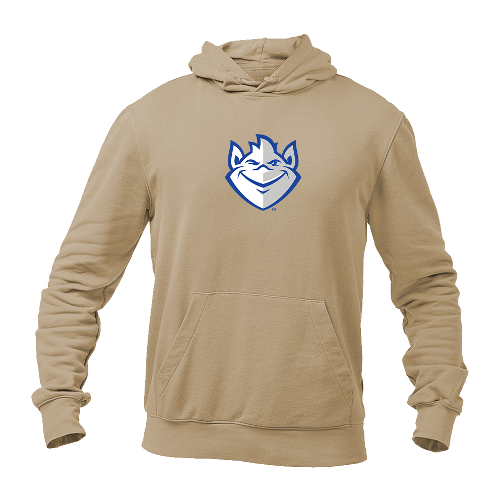 Men's Saint Louis Billikens Logo Gildan  Heavy Blend Hooded Sweatshirt