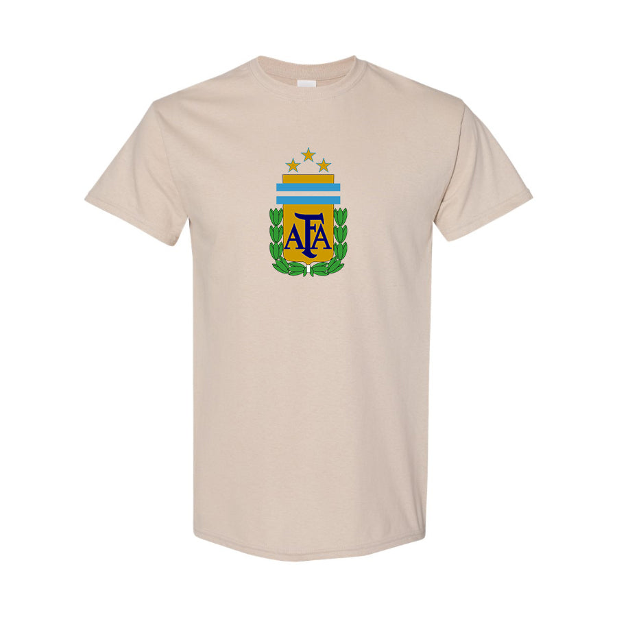 Youth Kids Argentina National Soccer Team Cotton T-Shirt