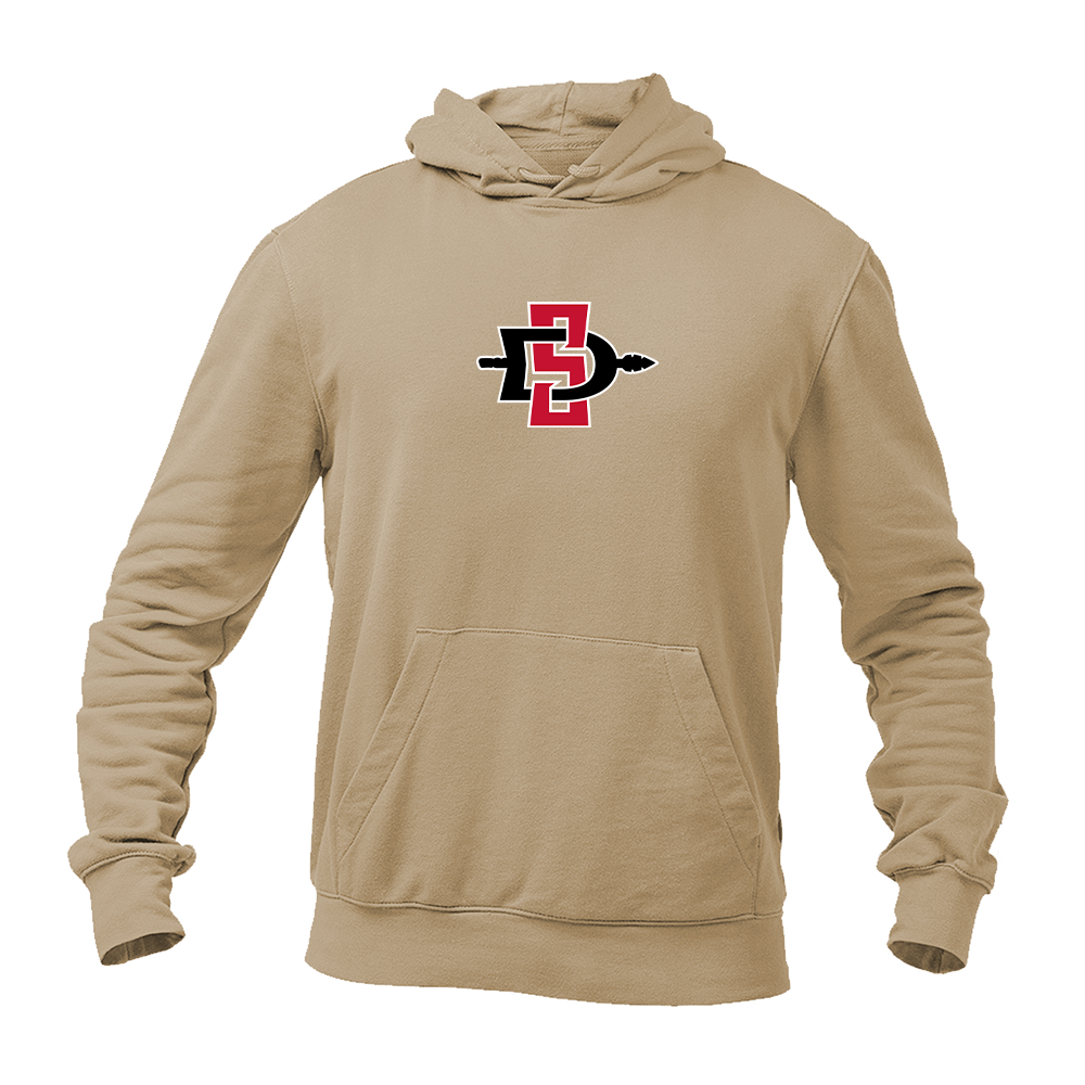 Men's San Diego State Aztecs Logo Gildan  Heavy Blend Hooded Sweatshirt