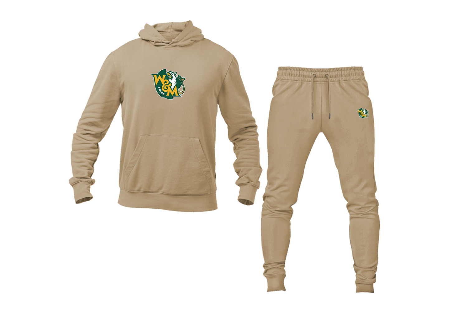 Men's William and Mary Tribe Hoodie Joggers Set