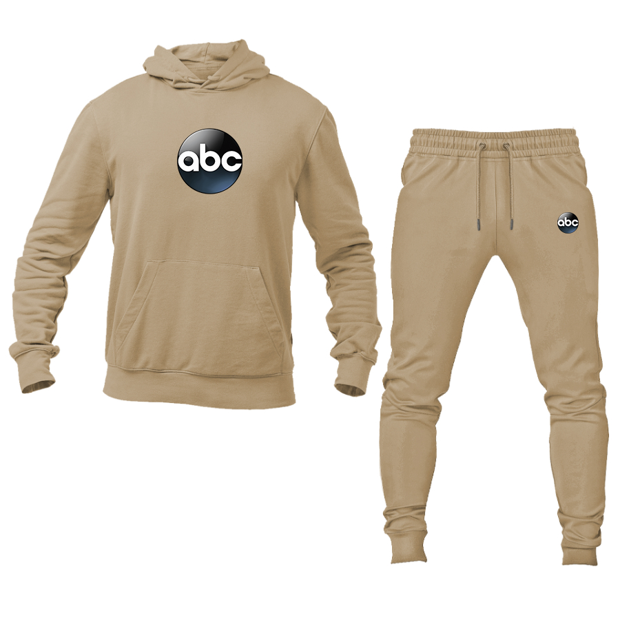Men's Abc Logo Hoodie Joggers Set
