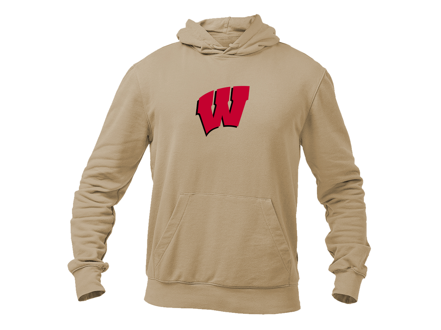 Men's Wisconsin Badgers Softstyle Midweight Hooded Sweatshirt