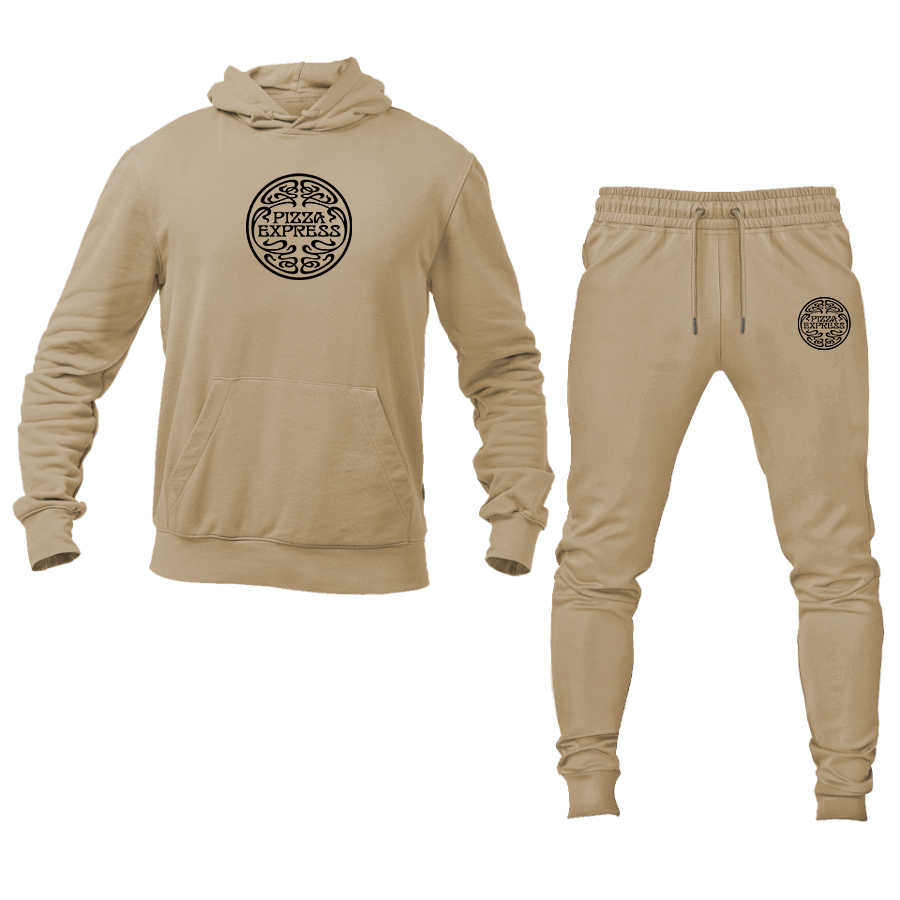 Men's Pizza Express Logo Hoodie Joggers Set