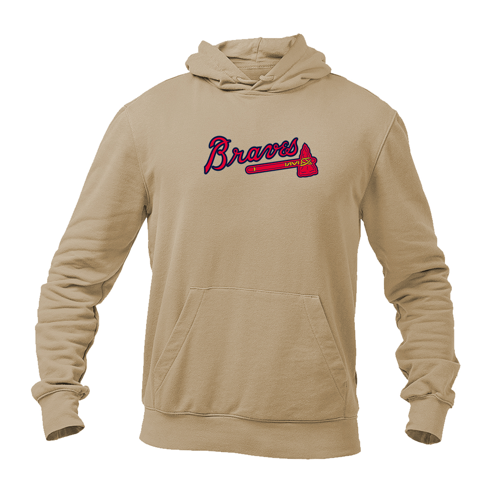 Men's Atlanta Braves Logo Pullover Hoodie