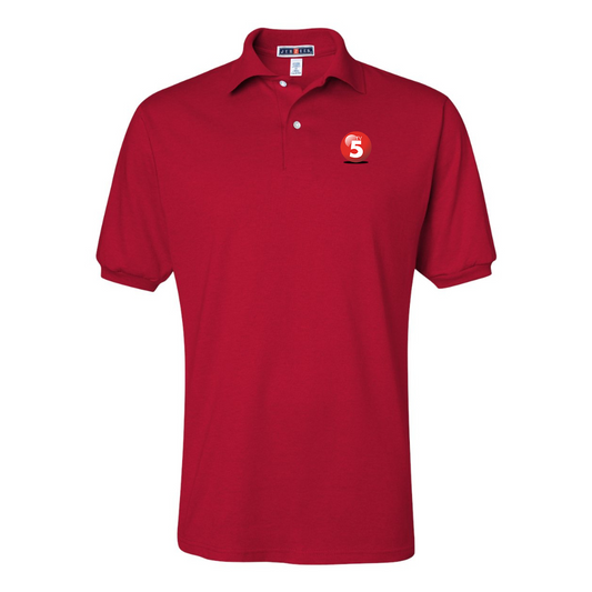 Men's ABC TV5 Logo JERZEES  SpotShield polo