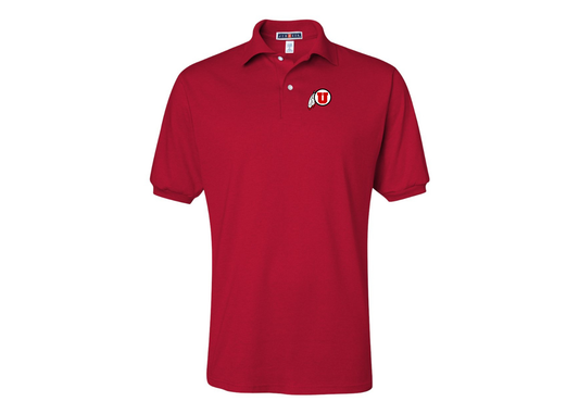 Men's Utah Utes JERZEES SpotShield polo
