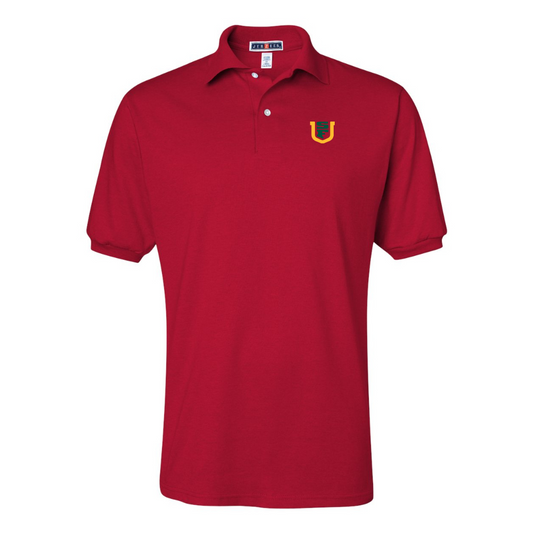 Men's San Francisco Dons Logo JERZEES  SpotShield polo