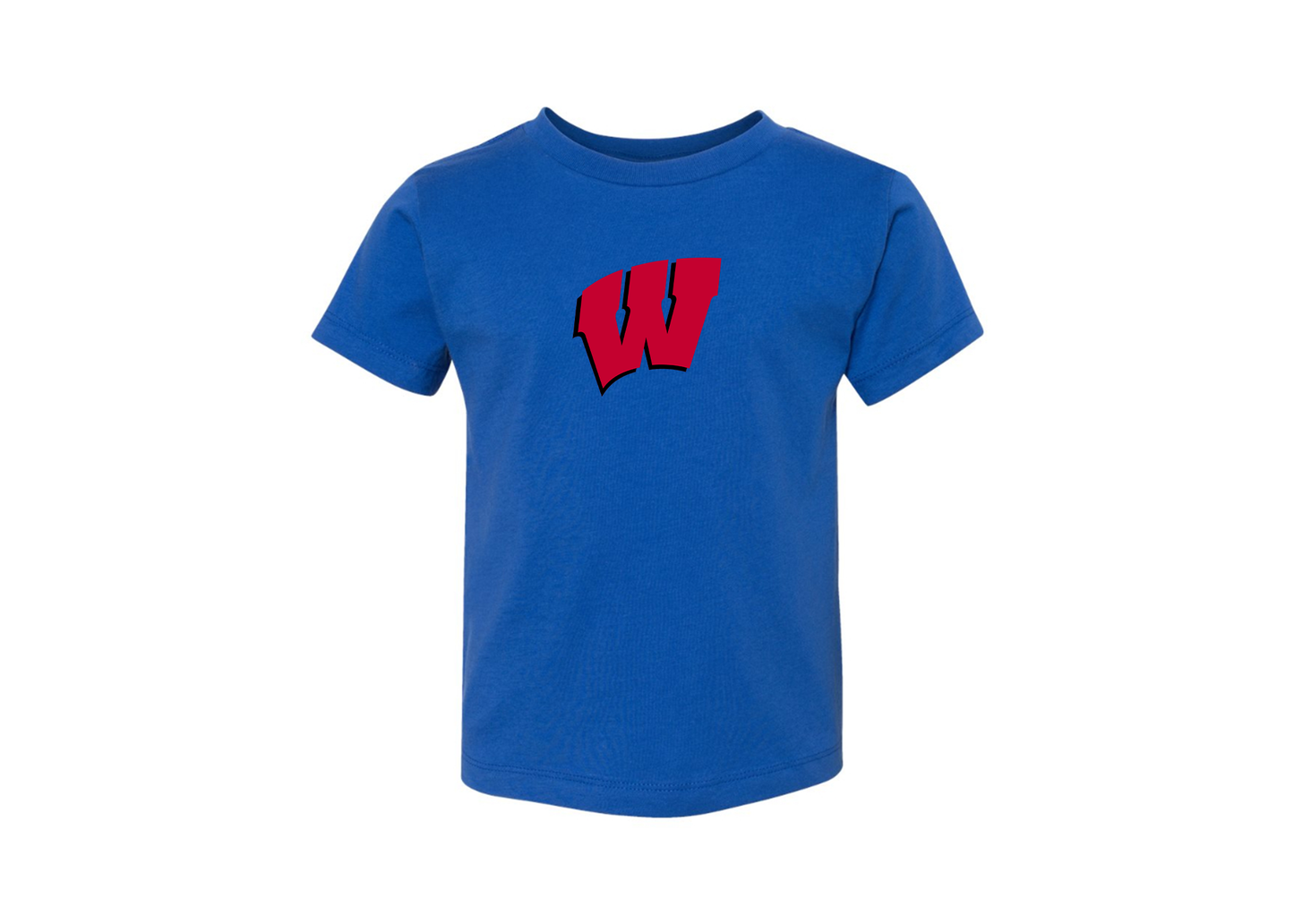 Wisconsin Badgers BELLA  CANVAS Toddler Jersey Tee