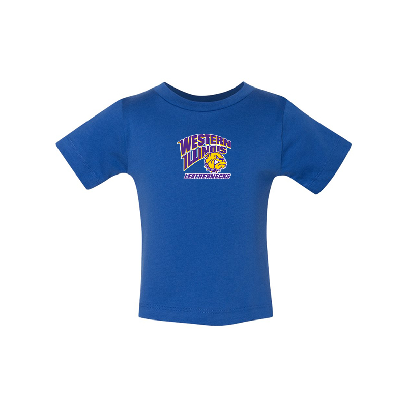 Western Illinois Leathernecks BELLA CANVAS Infant Jersey Tee