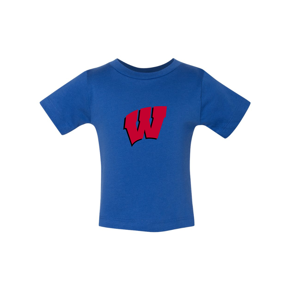Wisconsin Badgers BELLA CANVAS Infant Jersey Tee