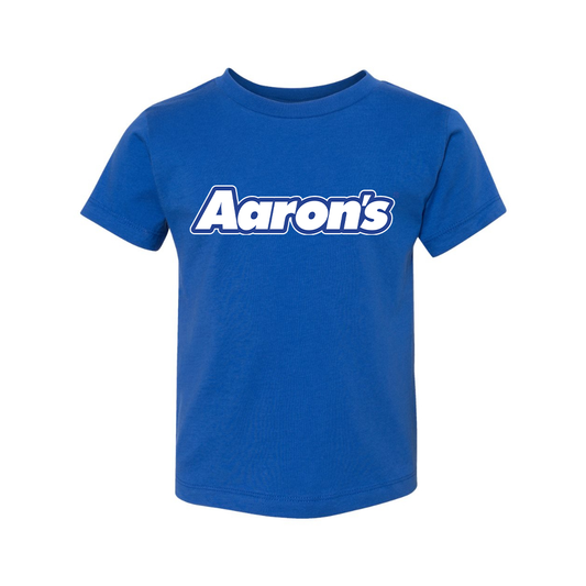 Aaron_s Logo BELLA  CANVAS Toddler Jersey Tee