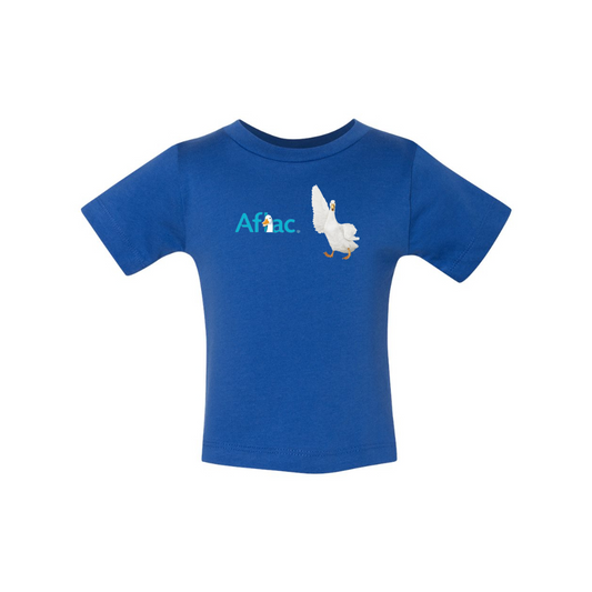 Aflac Logo and Duck BELLA CANVAS Infant Jersey Tee