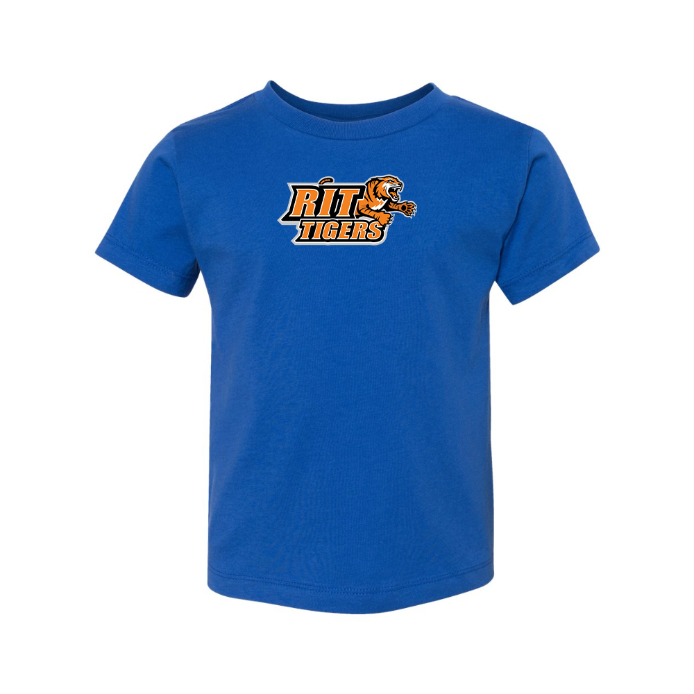RIT Tigers Logo BELLA  CANVAS Toddler Jersey Tee