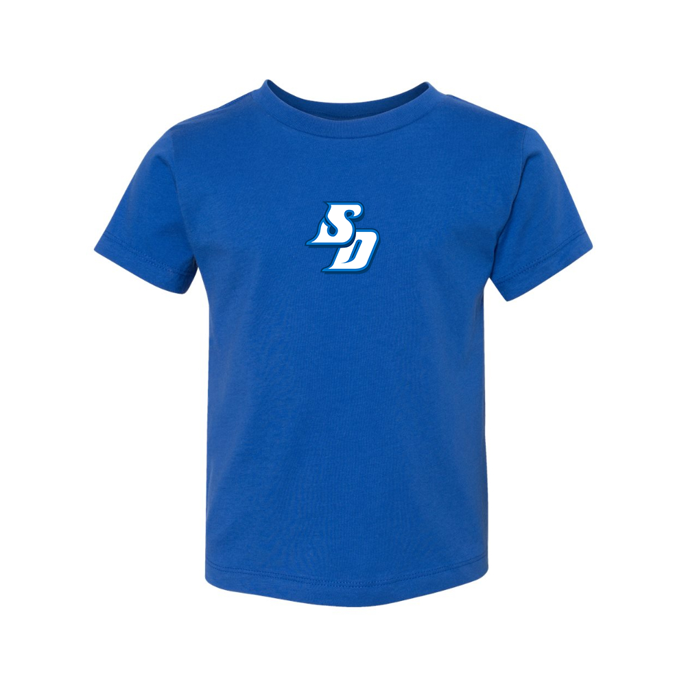San Diego Toreros Logo BELLA  CANVAS Toddler Jersey Tee