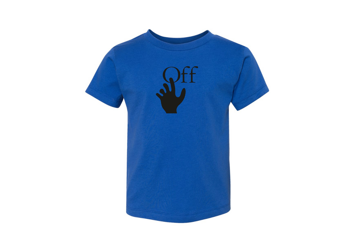 Off-White Hand BELLA  CANVAS Toddler Jersey Tee