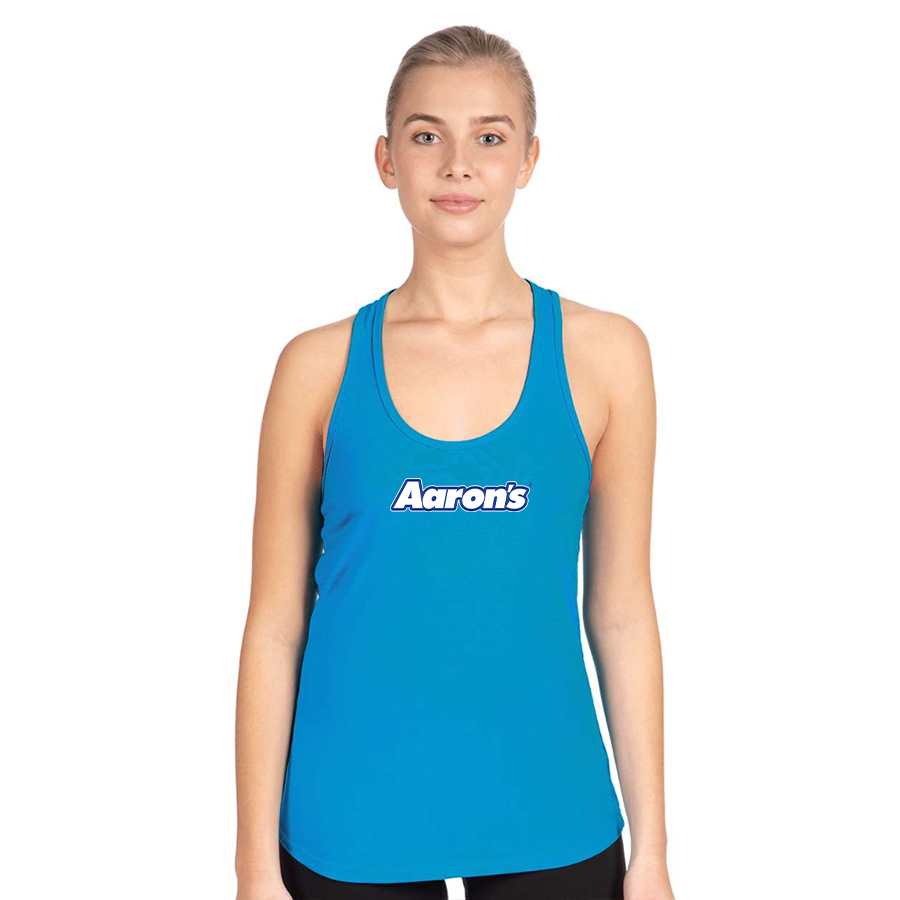Women's Aaron_s Logo Next Level Ideal Racerback Tank