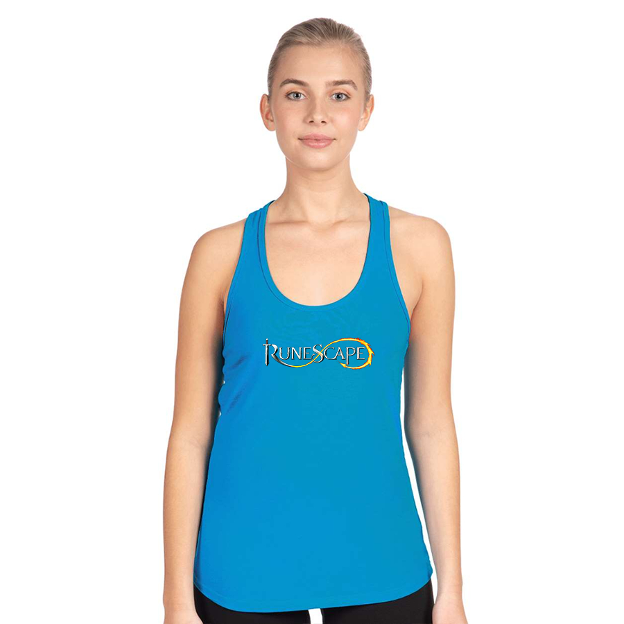 Women's Runescape Logo Next Level Ideal Racerback Tank
