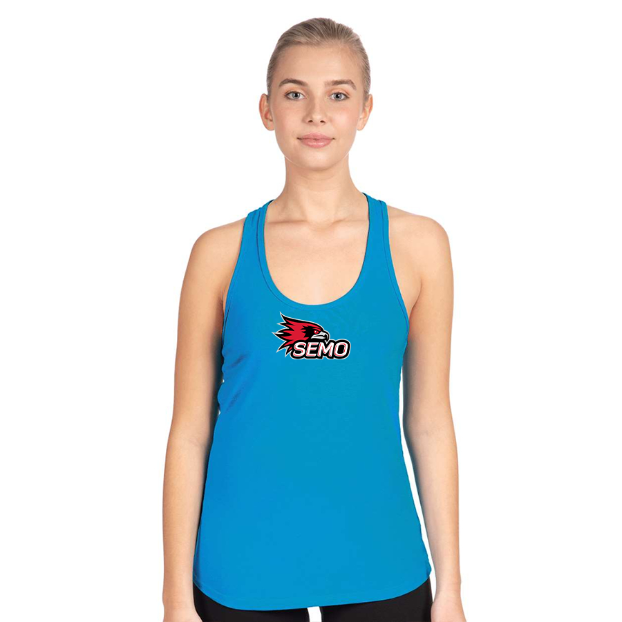 Women's SEMO Redhawks Logo Next Level Ideal Racerback Tank