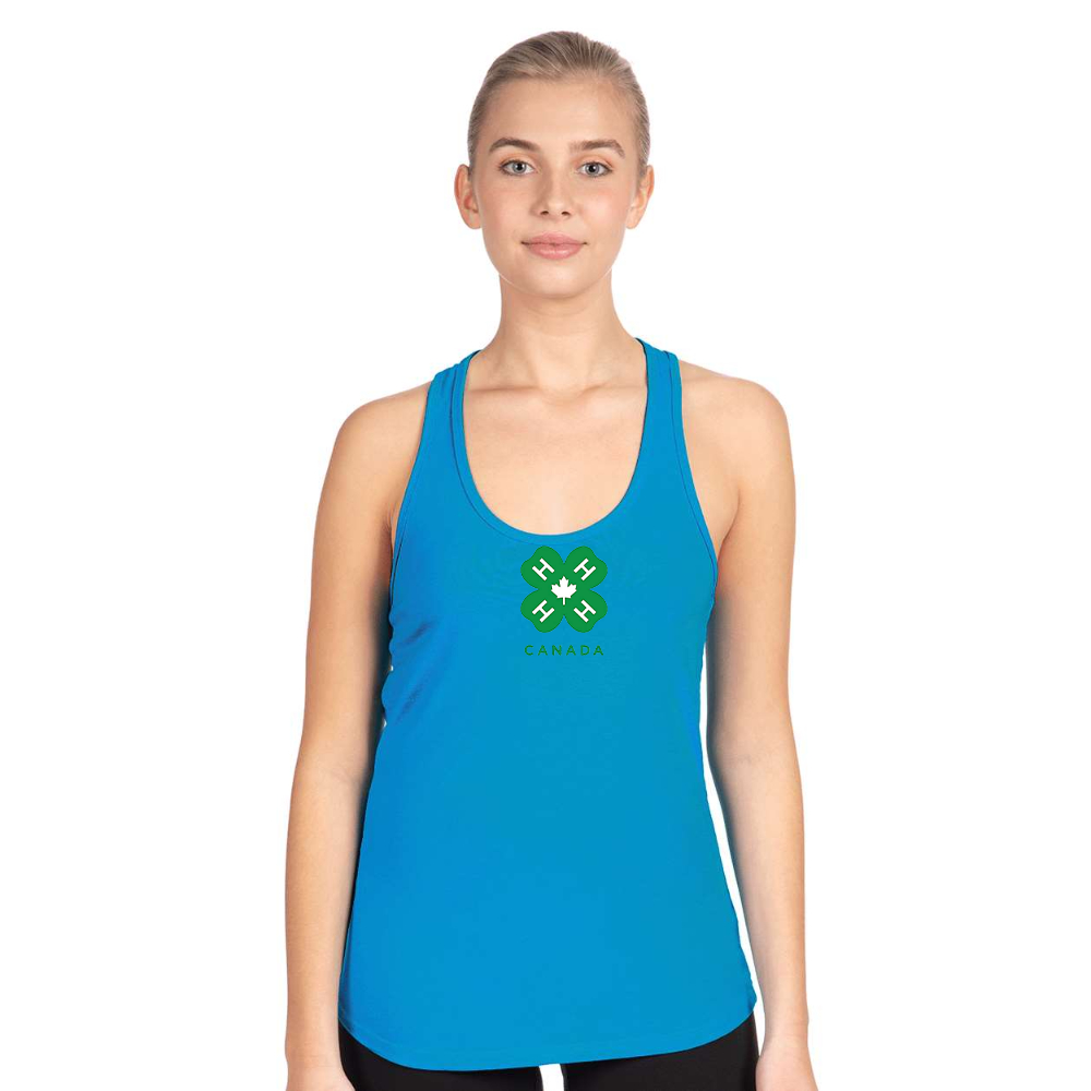 Women's 4H Canada Logo Next Level Ideal Racerback Tank