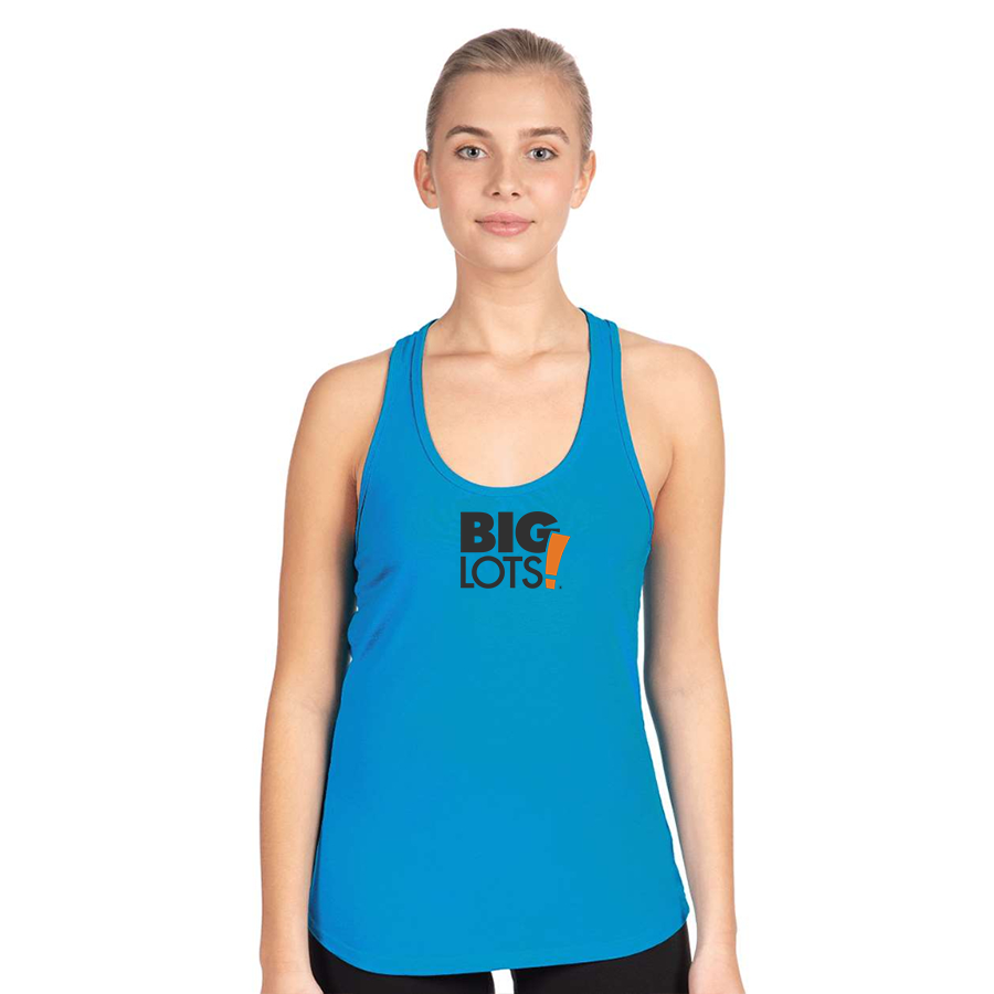 Women's Big Lots Logo Next Level Ideal Racerback Tank