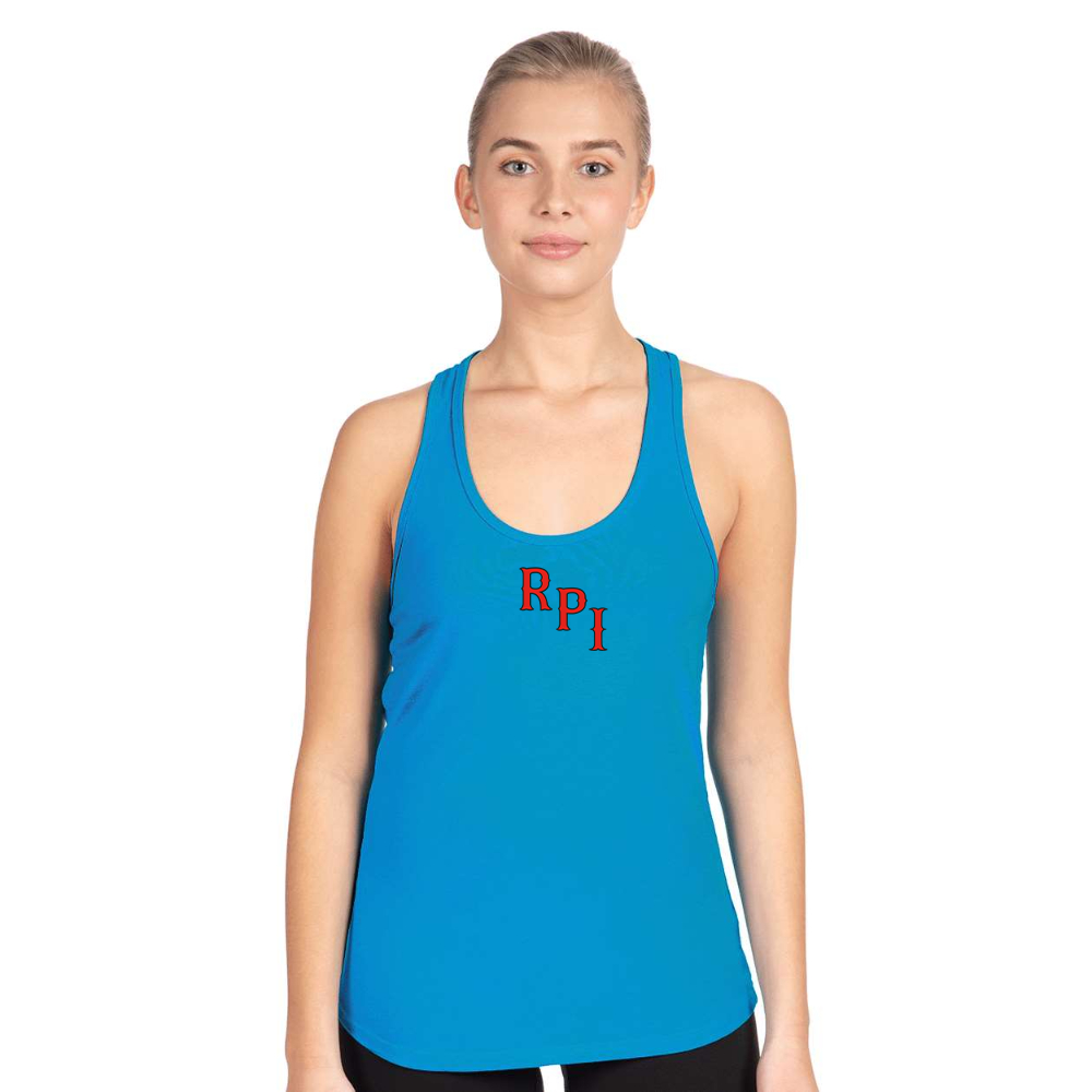 Women's RPI Engineers Logo Next Level Ideal Racerback Tank