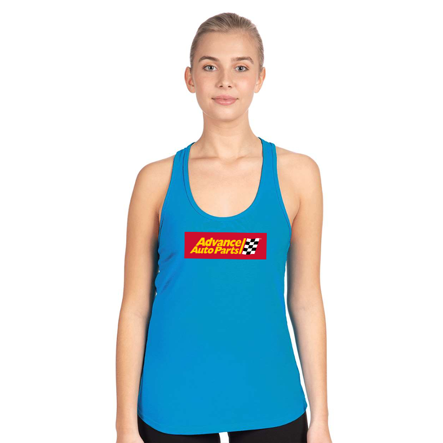 Women's Advance Auto Parts Logo Next Level Ideal Racerback Tank