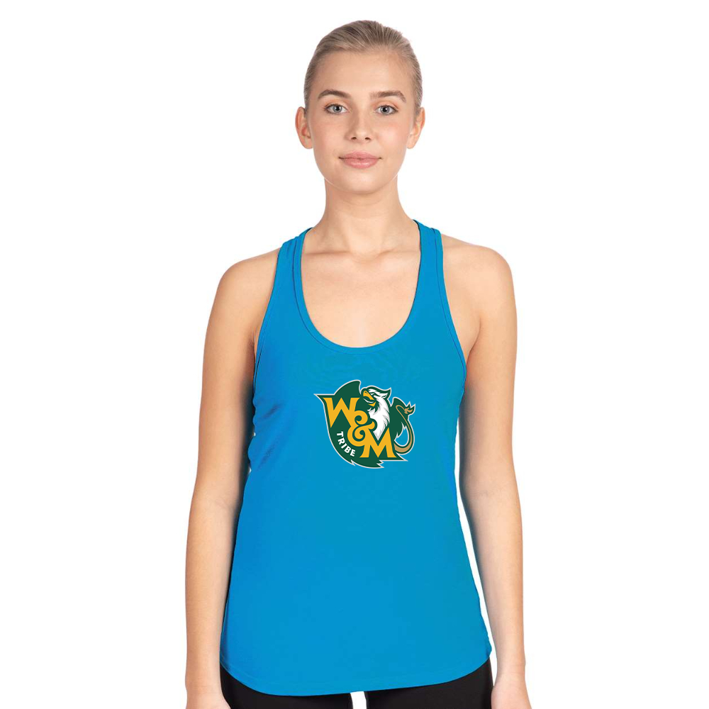 Women's William and Mary Tribe Next Level Ideal Racerback Tank