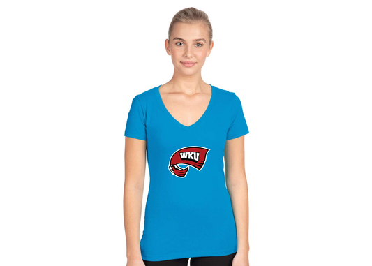 Women's Western Kentucky Hilltoppers Next Level V-Neck T-Shirt
