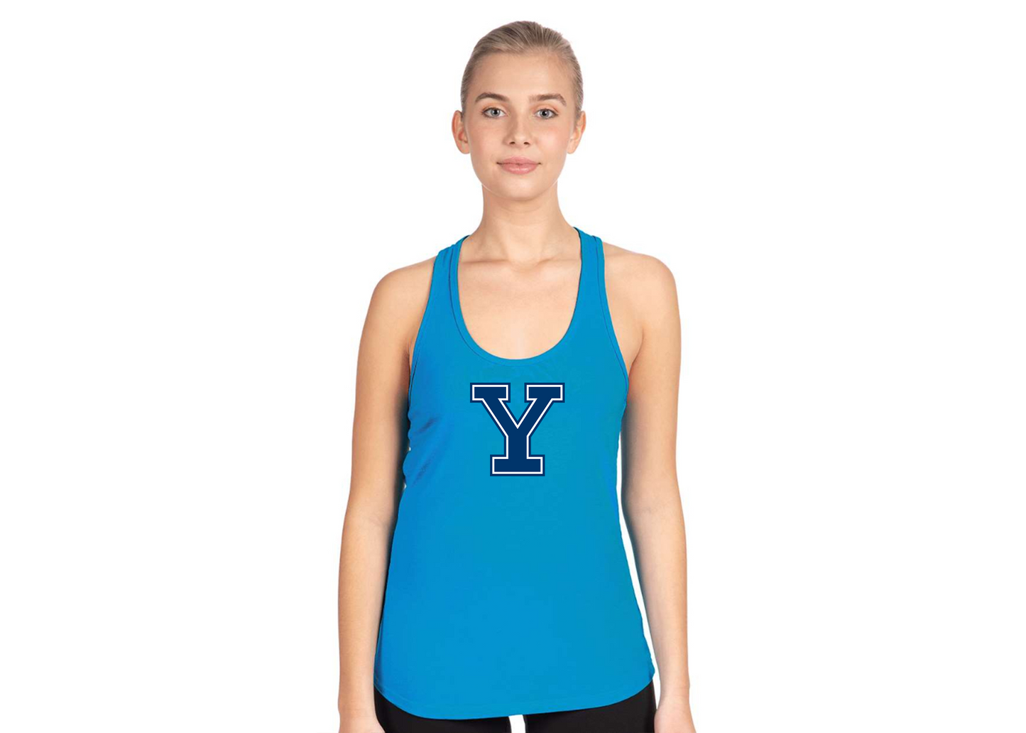 Women's Yale Bulldogs Next Level Ideal Racerback Tank