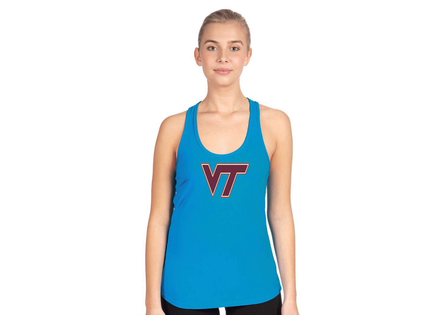 Women's Virginia Tech Hokies Next Level Ideal Racerback Tank