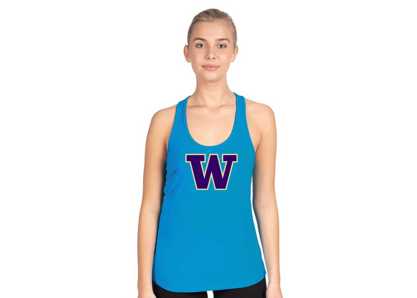 Women's Washington Huskies Next Level Ideal Racerback Tank