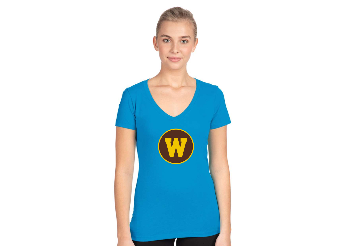 Women's Western Michigan Broncos Next Level V-Neck T-Shirt