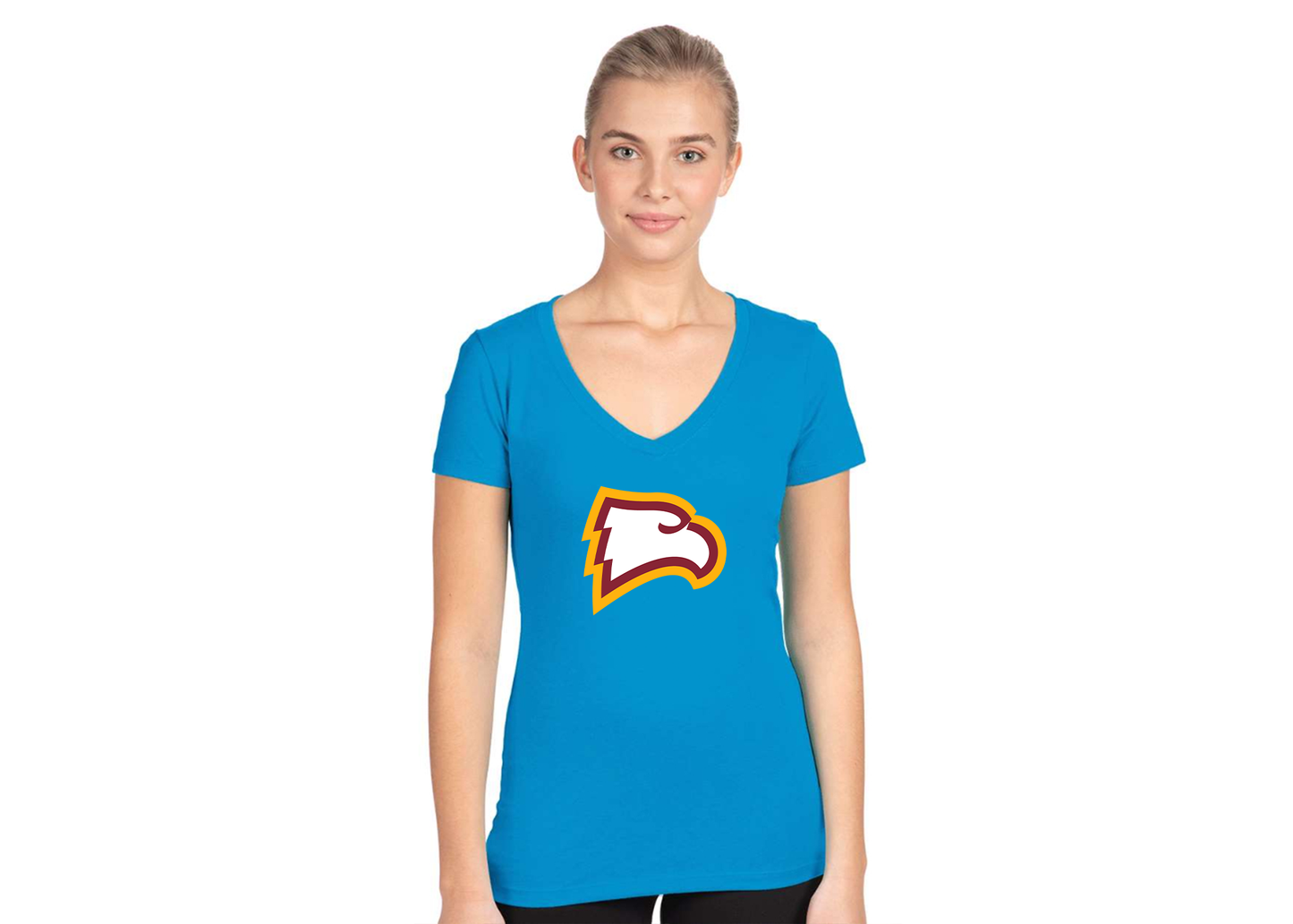 Women's Winthrop Eagles Next Level V-Neck T-Shirt