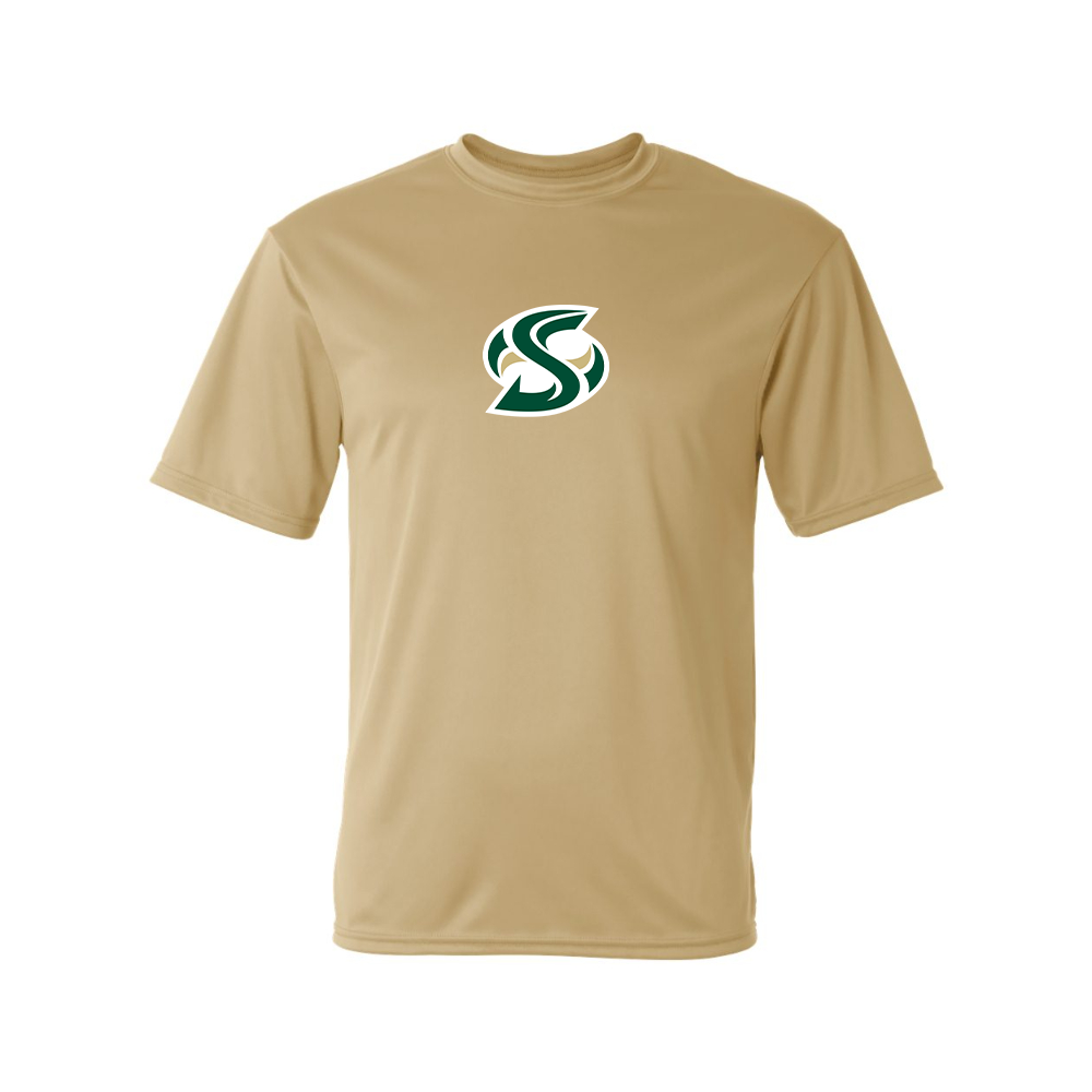 Men's Sacramento State Hornets Logo  Polyester T-Shirt