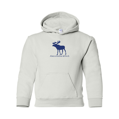 Youth Abercrombie & Fitch Moose Logo Gildan Heavy Blend  Hooded Sweatshirt