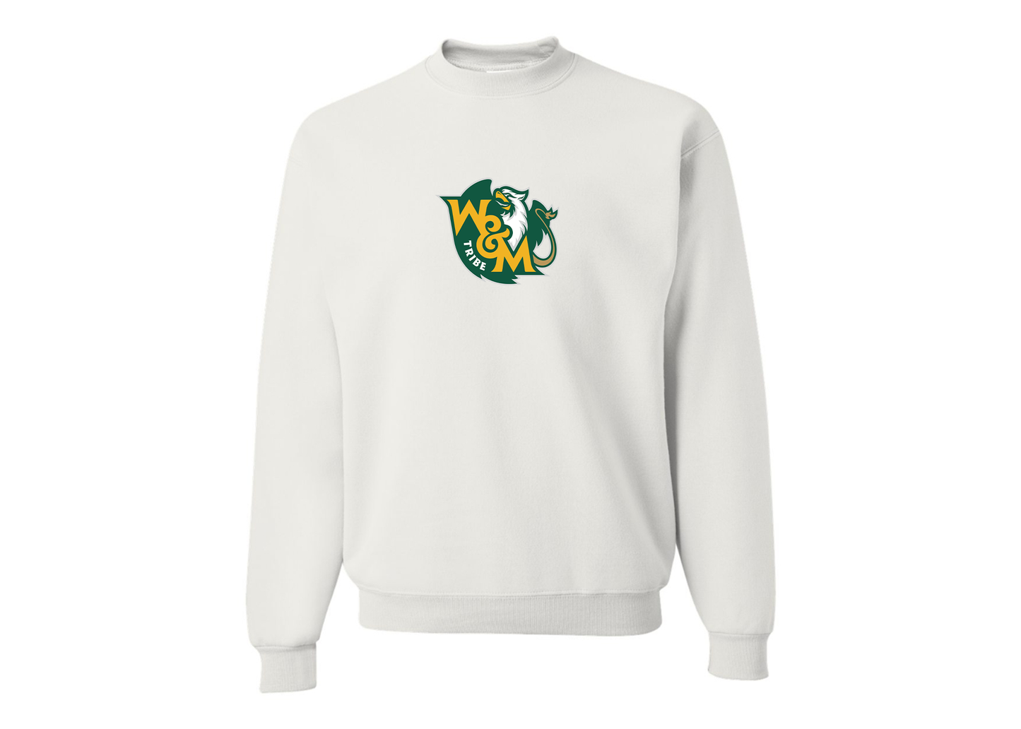 Men's William and Mary Tribe JERZEES NuBlend Crewneck Sweatshirt