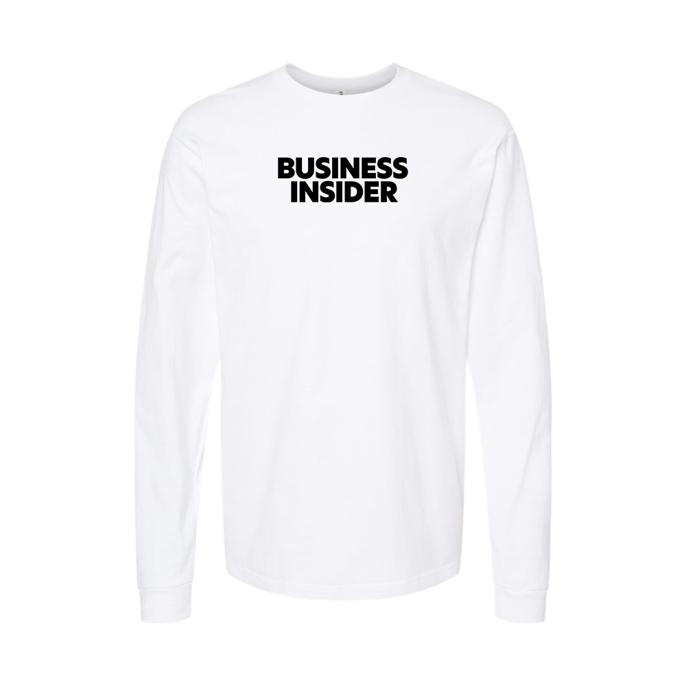 Youth Business Insider Logo Cotton Long Sleeve T-Shirt