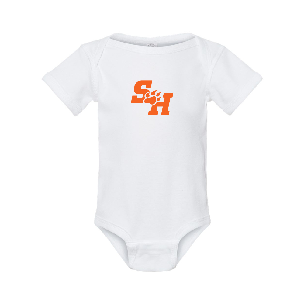 Sam Houston State Bearkats Logo Rabbit Skins Infant Baby Rib Bodysuit