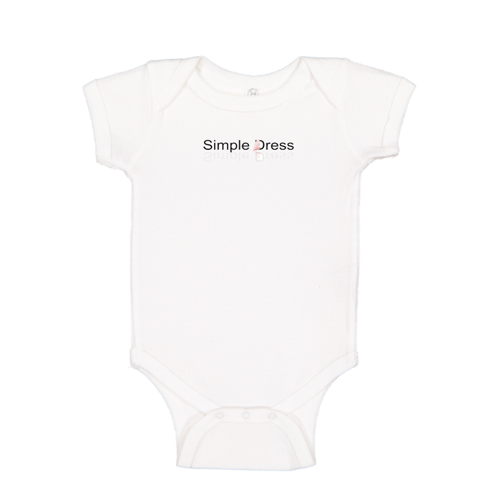 Simple Dress Logo Baby Romper Onesie