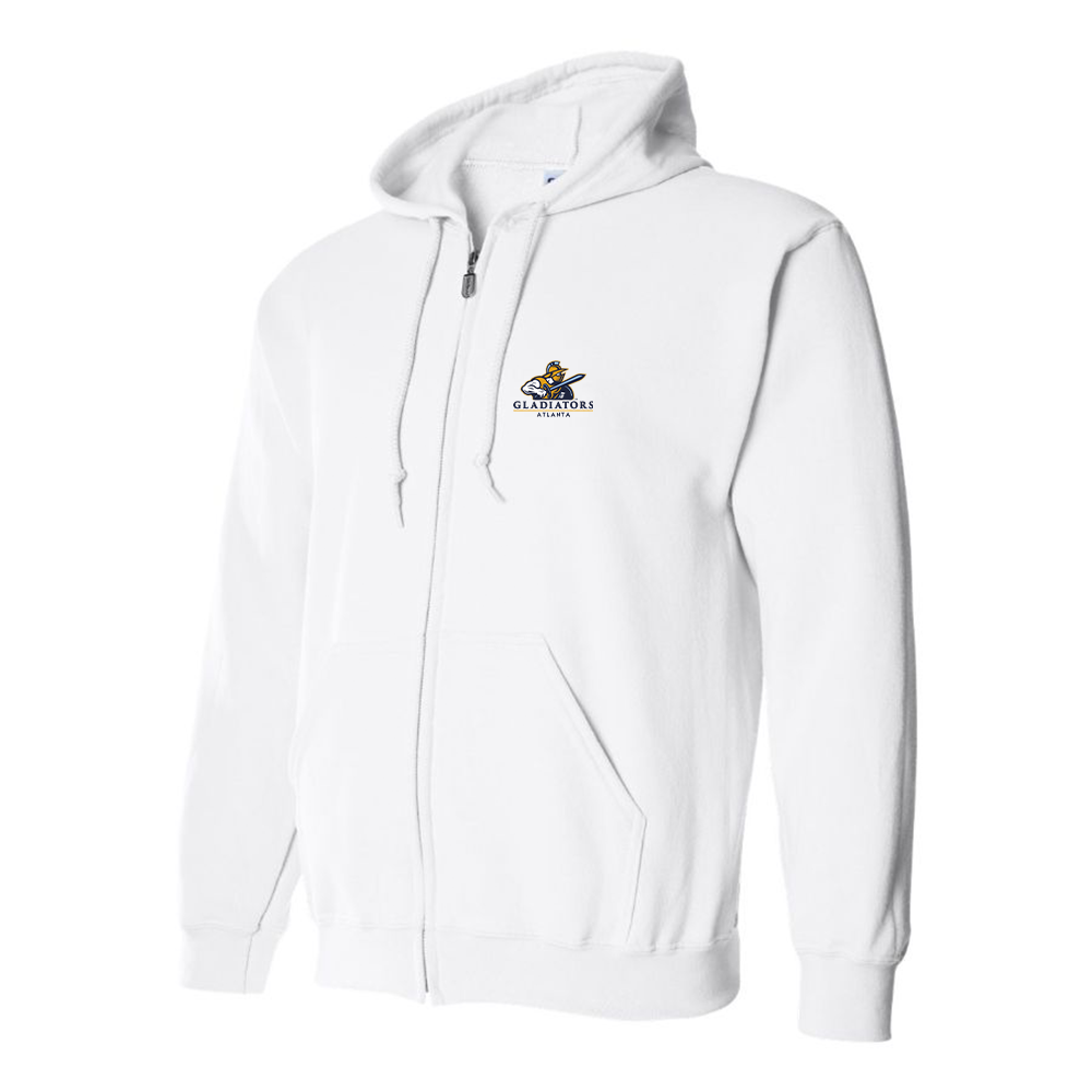 Men's Atlanta Gladiators Logo Zipper Hoodie