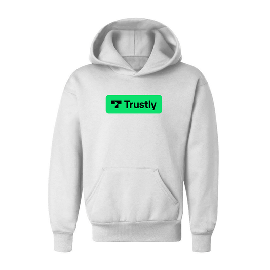 Youth Trustly Horizontal Logo Pullover Hoodie