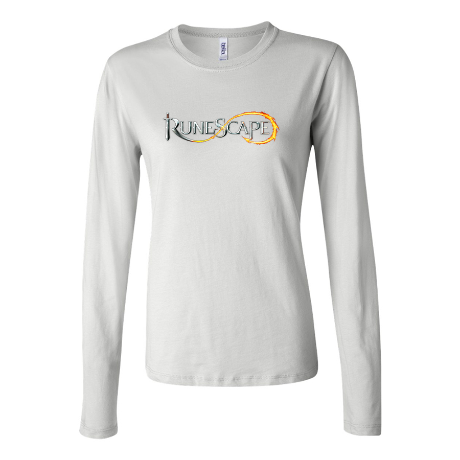 BELLA CANVAS Women’s  Runescape Logo Jersey Long Sleeve Tee