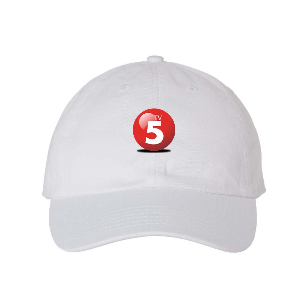 ABC TV5 Logo  Valucap Adult Bio-Washed Classic Dad Hat