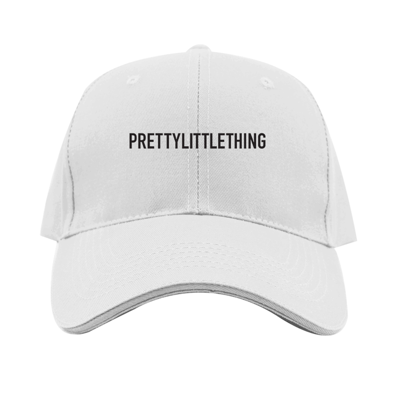 Pretty Little Thing Logo Dad Baseball Cap Hat