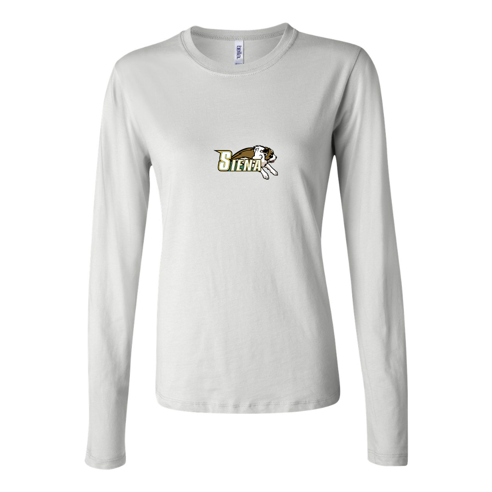 BELLA CANVAS Women’s Siena Saints Logo Jersey Long Sleeve Tee