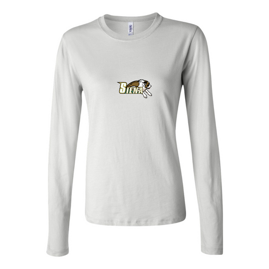 BELLA CANVAS Women’s Siena Saints Logo Jersey Long Sleeve Tee