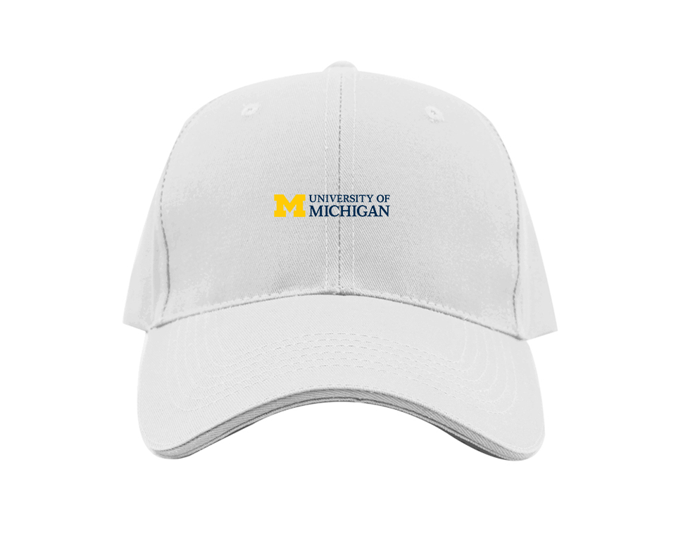 University of Michigan Logo Dad Baseball Cap Hat