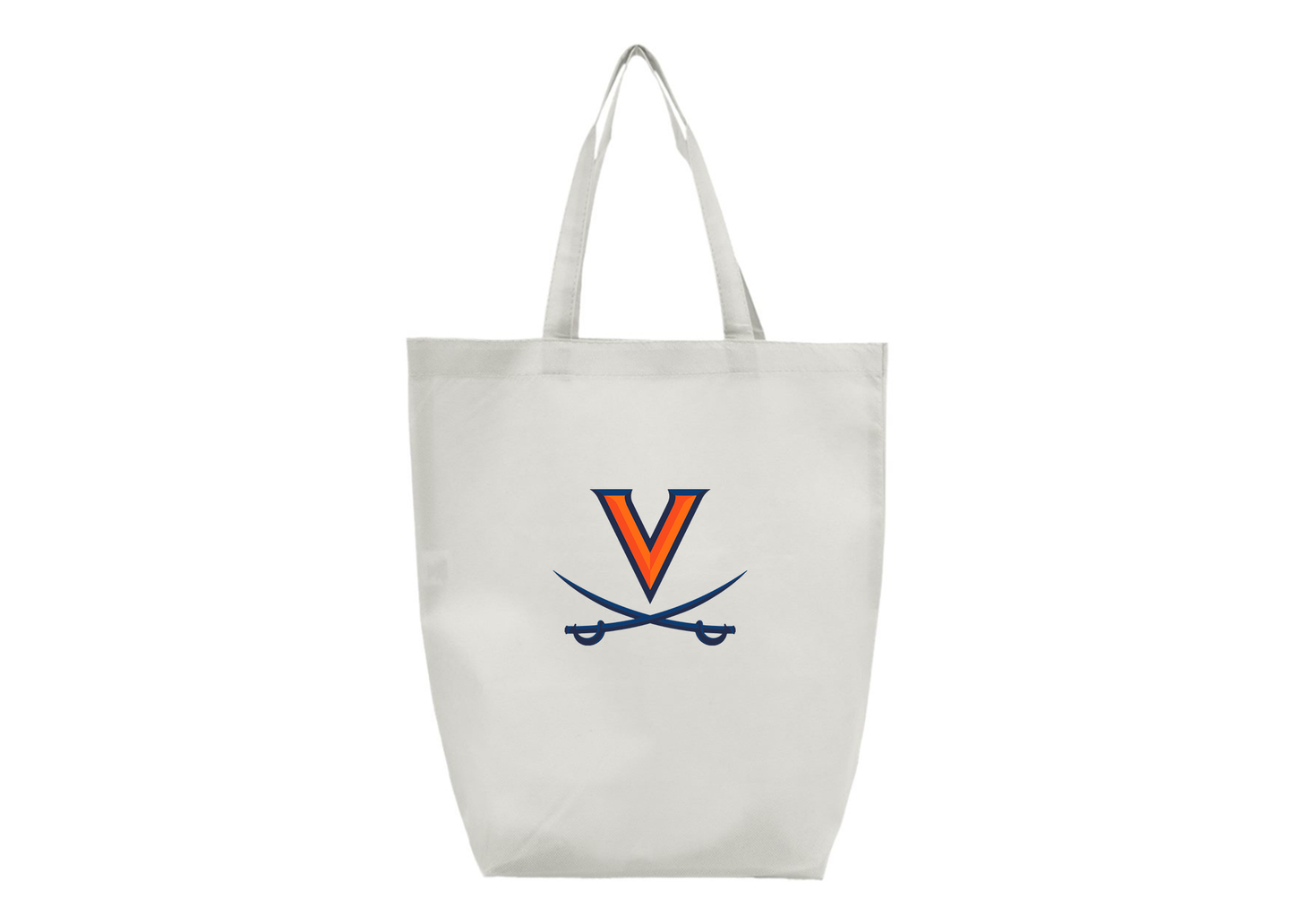 Virginia Cavaliers Q-Tees Non-Woven Gusset Bottom Tote