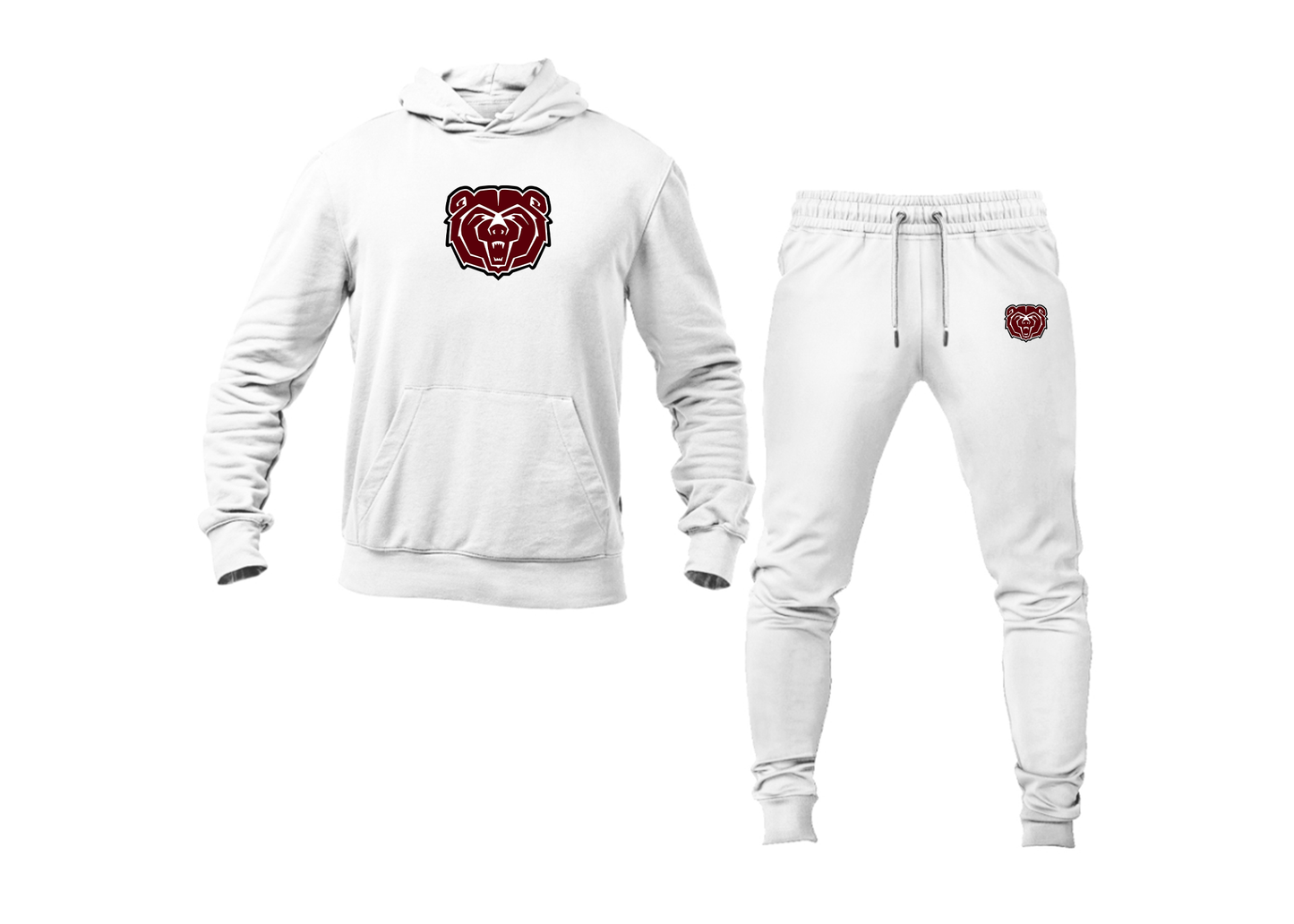 Men's Missouri State Bears Logo Hoodie Joggers Set