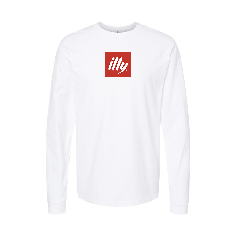 Youth Illy Logo Cotton Long Sleeve T-Shirt